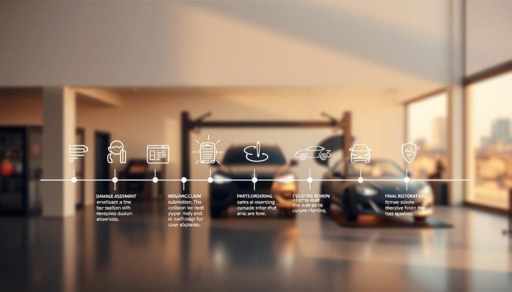 collision repair timeline collision repair timeline