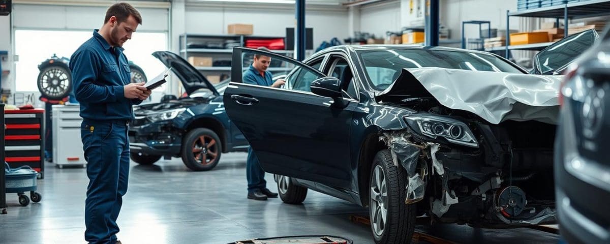 Insurance collision repair
