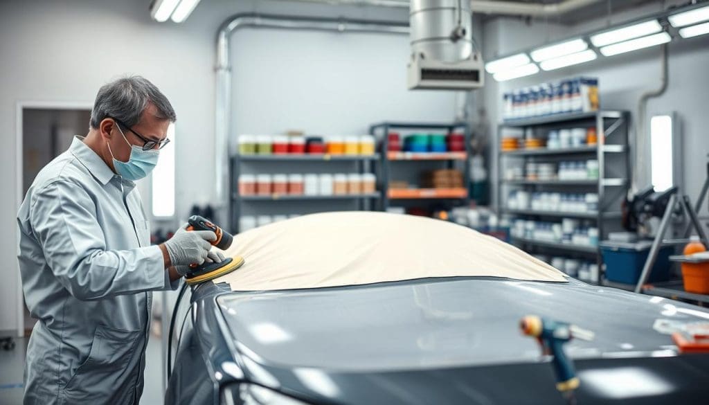 professional auto painting process