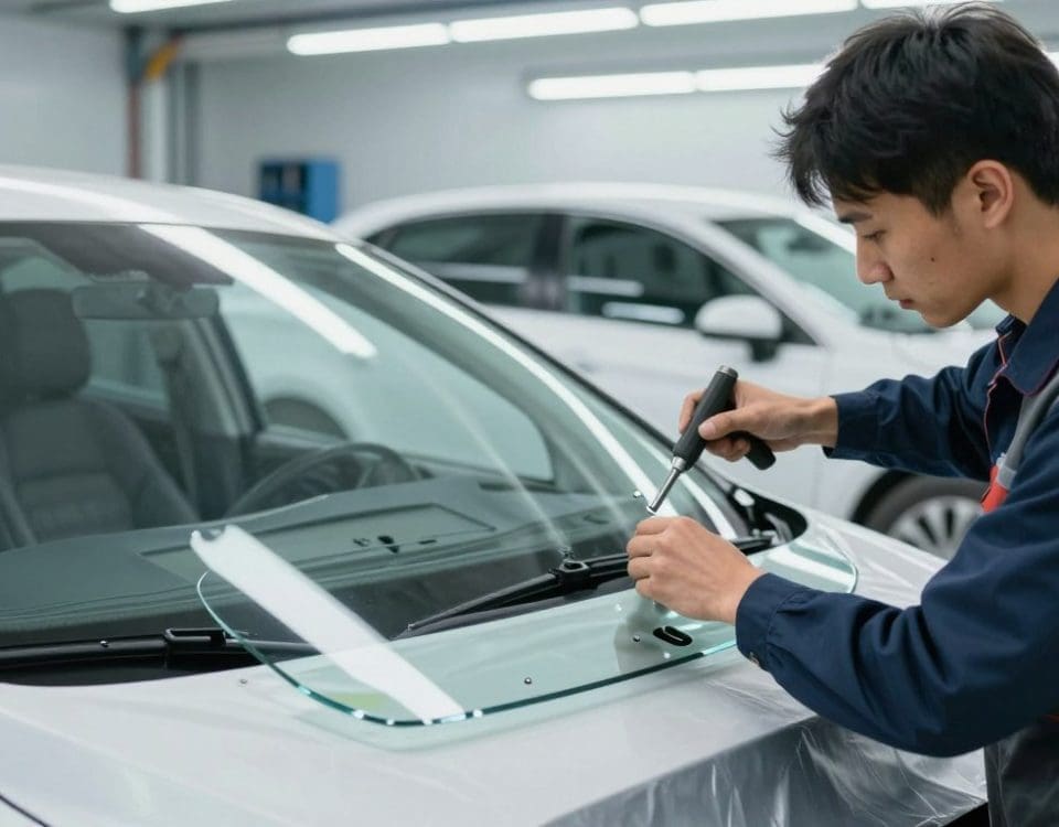 windshield damage after collision