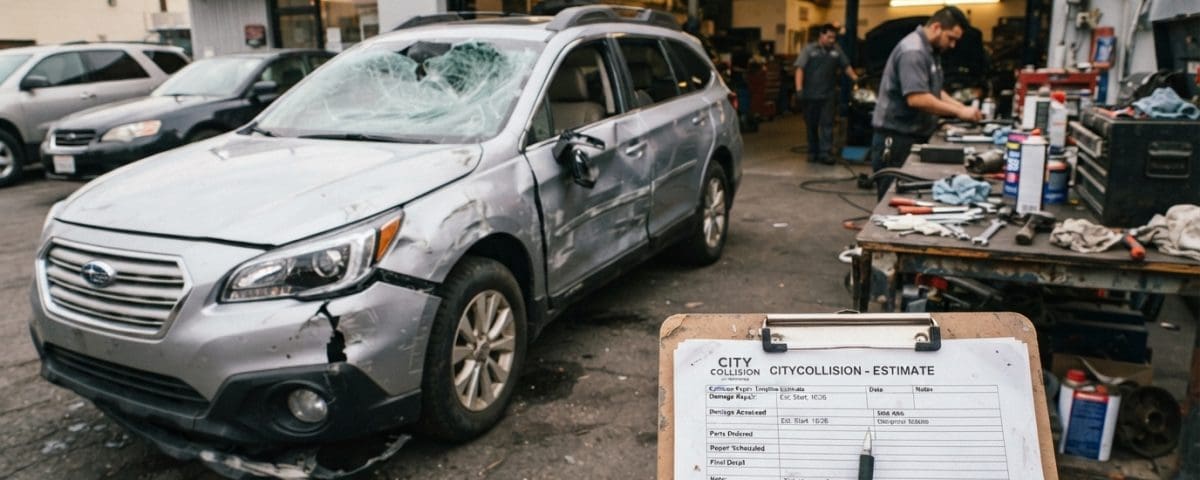 collision repair timeline