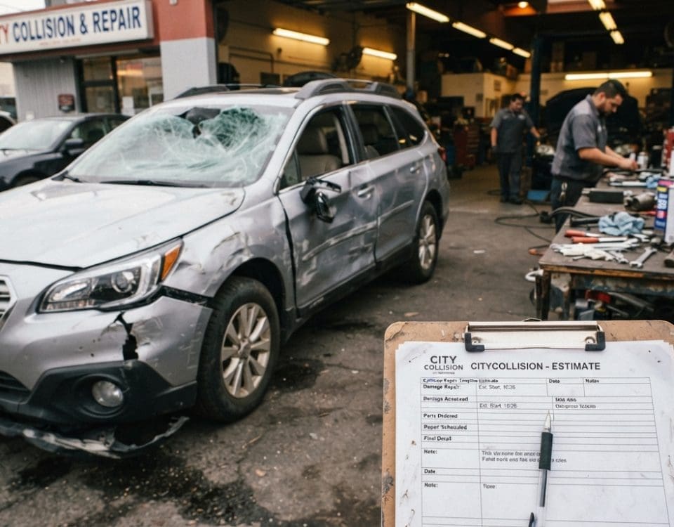 collision repair timeline