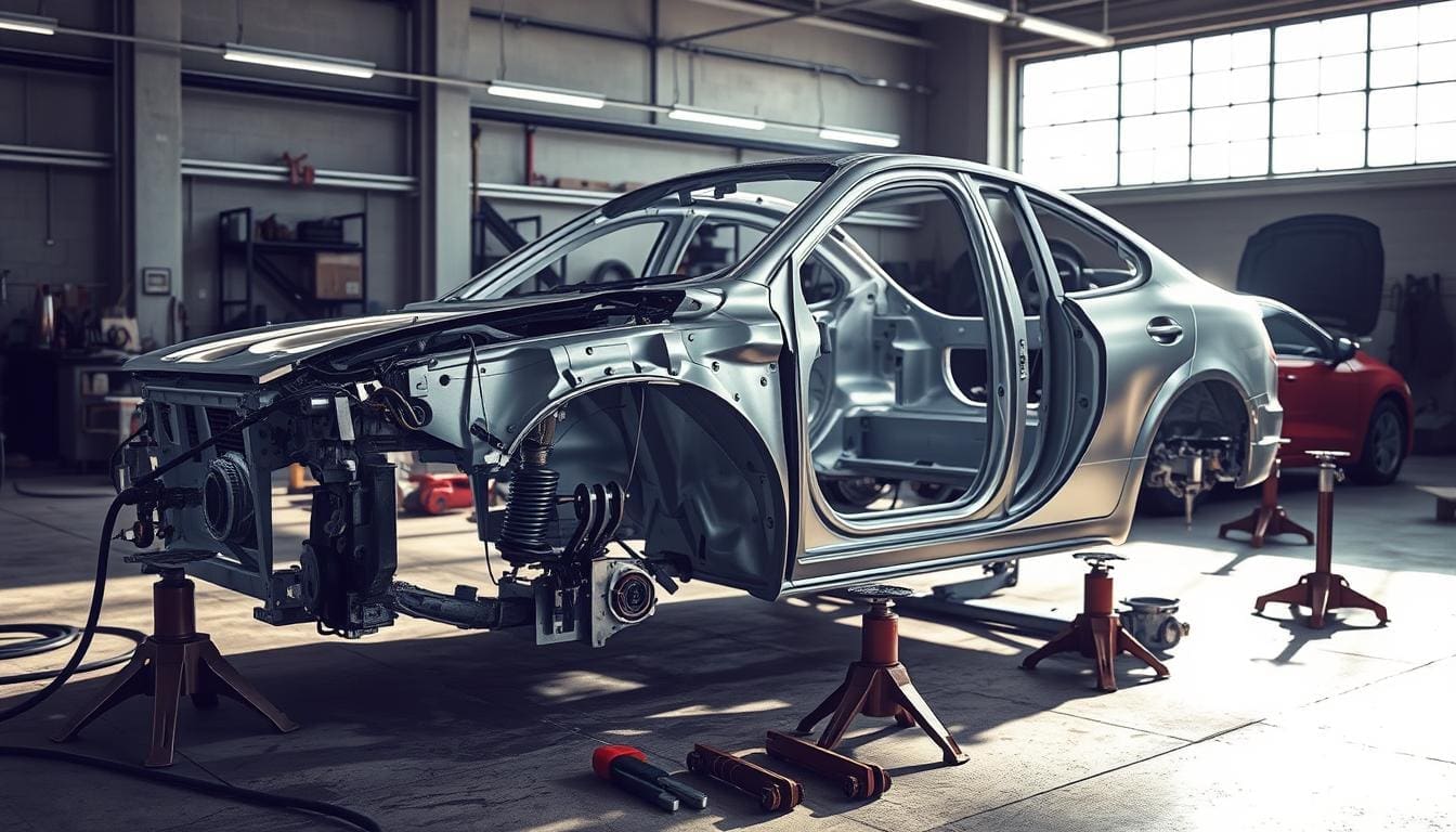 Aluminum frame repair