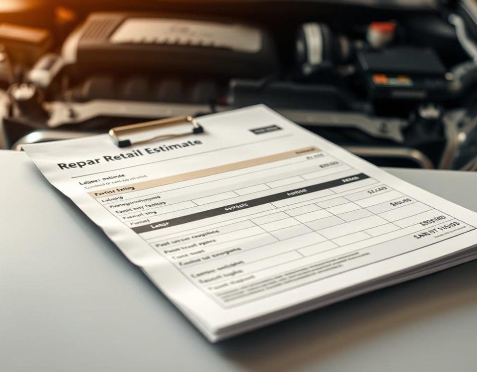 Getting a repair estimate