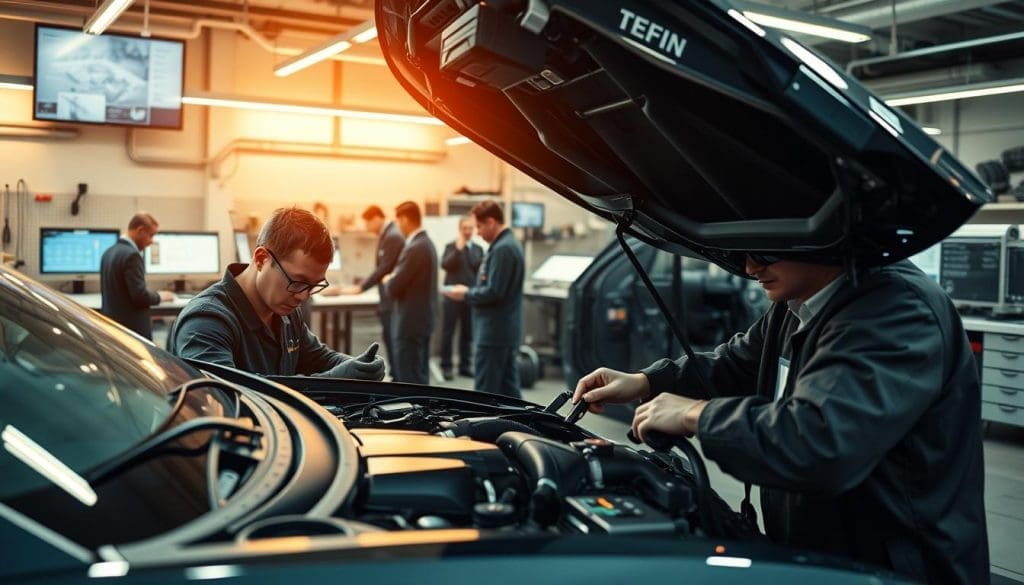 high-end vehicle repair process high-end vehicle repair process
