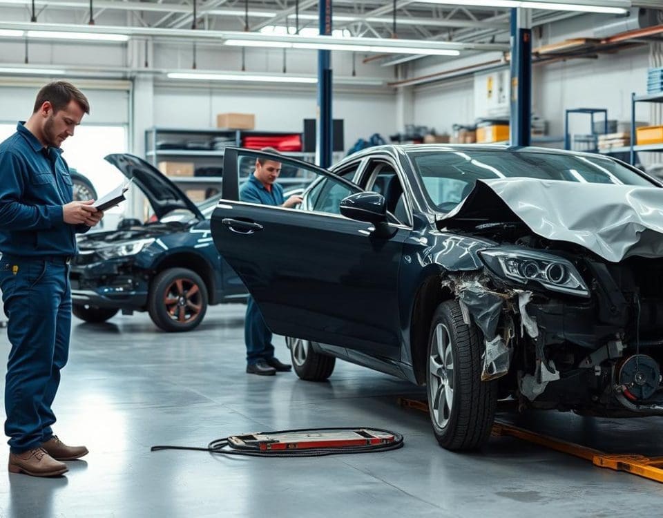 Insurance collision repair