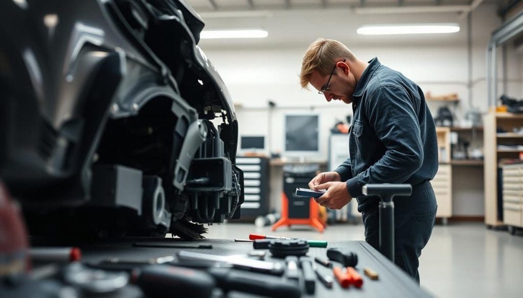 Auto collision inspection Auto collision inspection